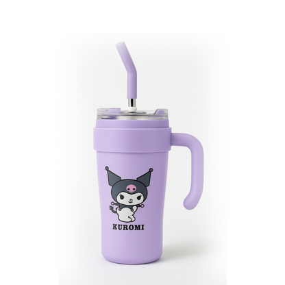 Kuromi Steel Sipper Stainless Tumbler – Hot & Cold Drinkware